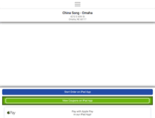 Tablet Screenshot of chinasongomaha.com